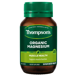 Thompson's Organic Magnesium 50 Tablets
