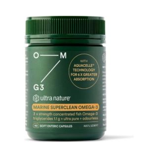 ULTRA NATURE Marine SuperClean Omega 3 90 Capsules