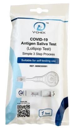 V-Chek™ COVID-19 Saliva Rapid Antigen Test (Lollipop Test)