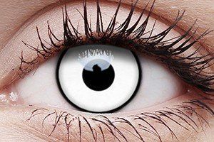 ColourVUE Crazy Lens White Zombie 1-day Contact Lens