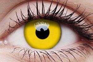 ColourVUE Crazy Lens Yellow Contact Lens