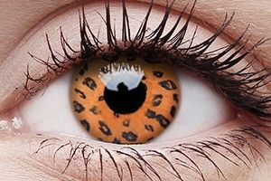 ColourVUE Crazy Lens Yellow Leopard Contact Lens